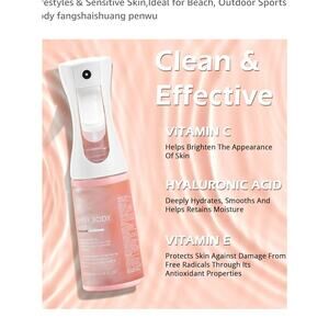 OCEAURA Sunglaze Sheer Body Mist Sunscreen SPF 42 ,Lightweight Spray,Broad